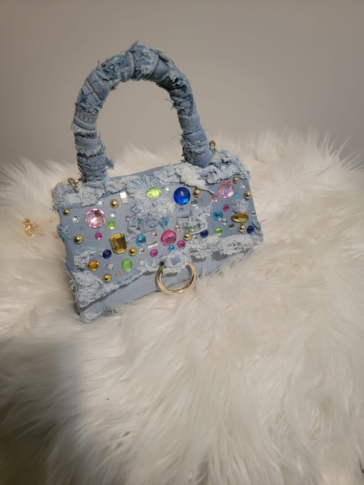 Custom Denim Handbag