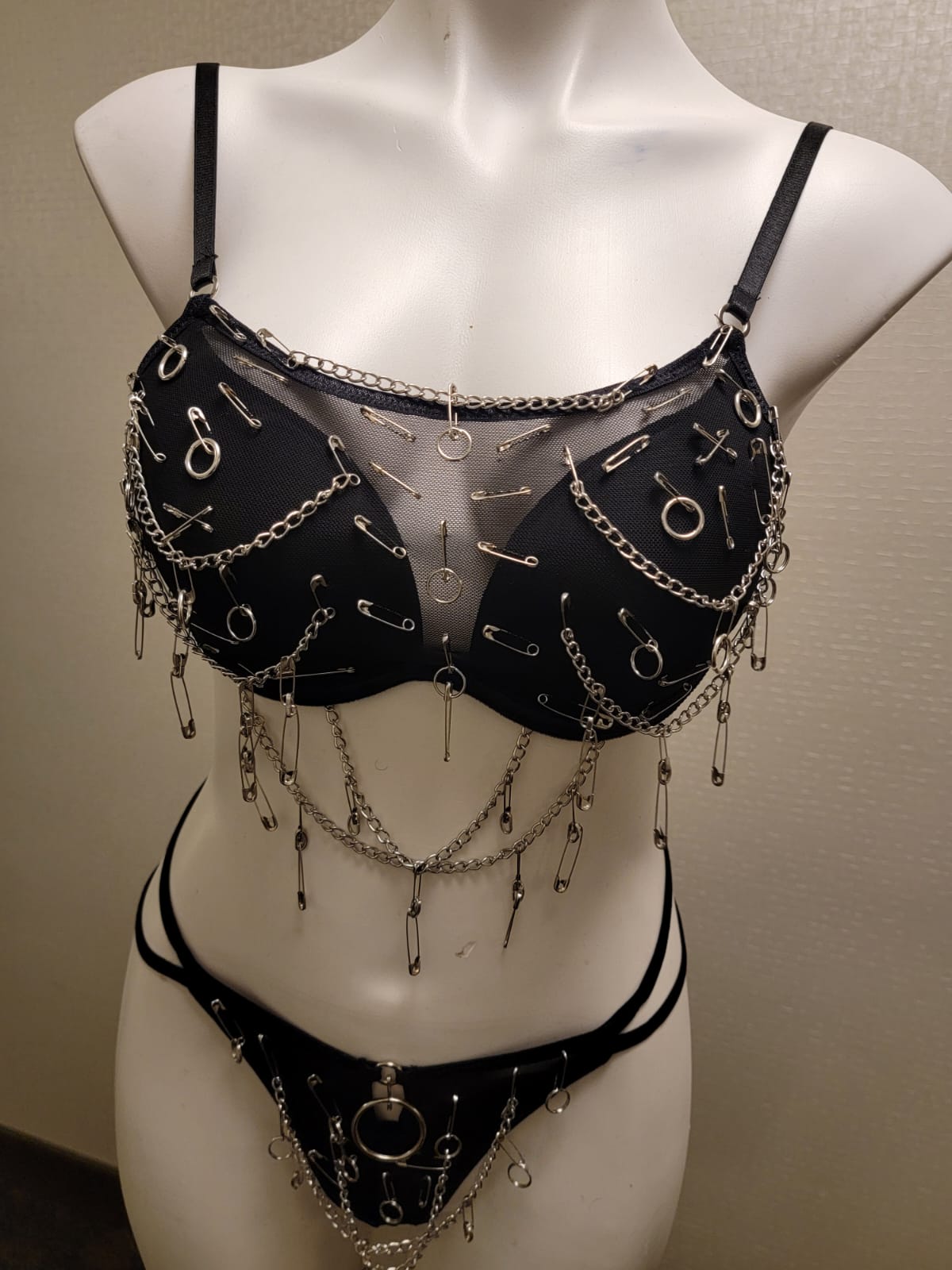 Safety pin lingerie