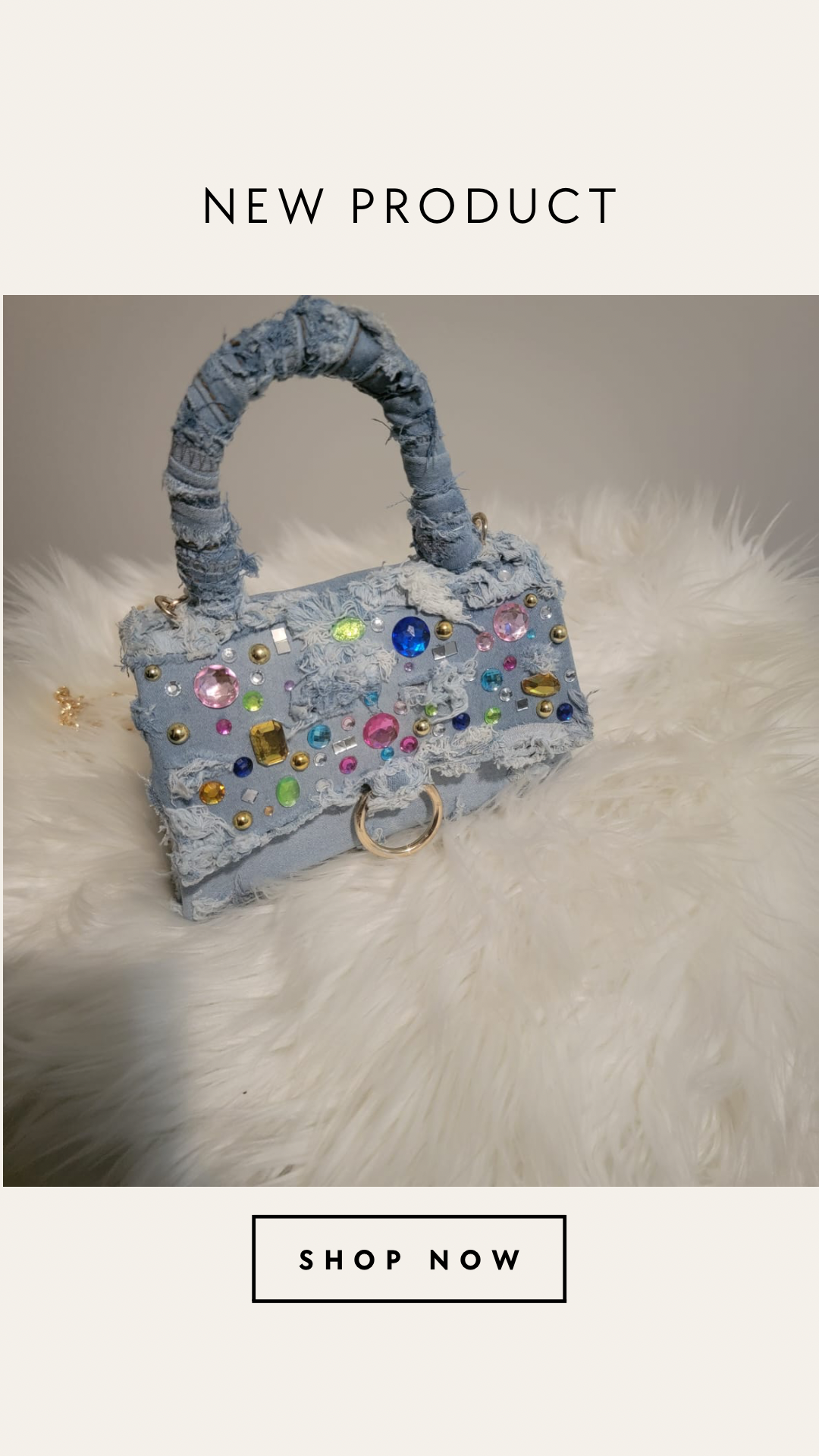 Custom Denim Handbag