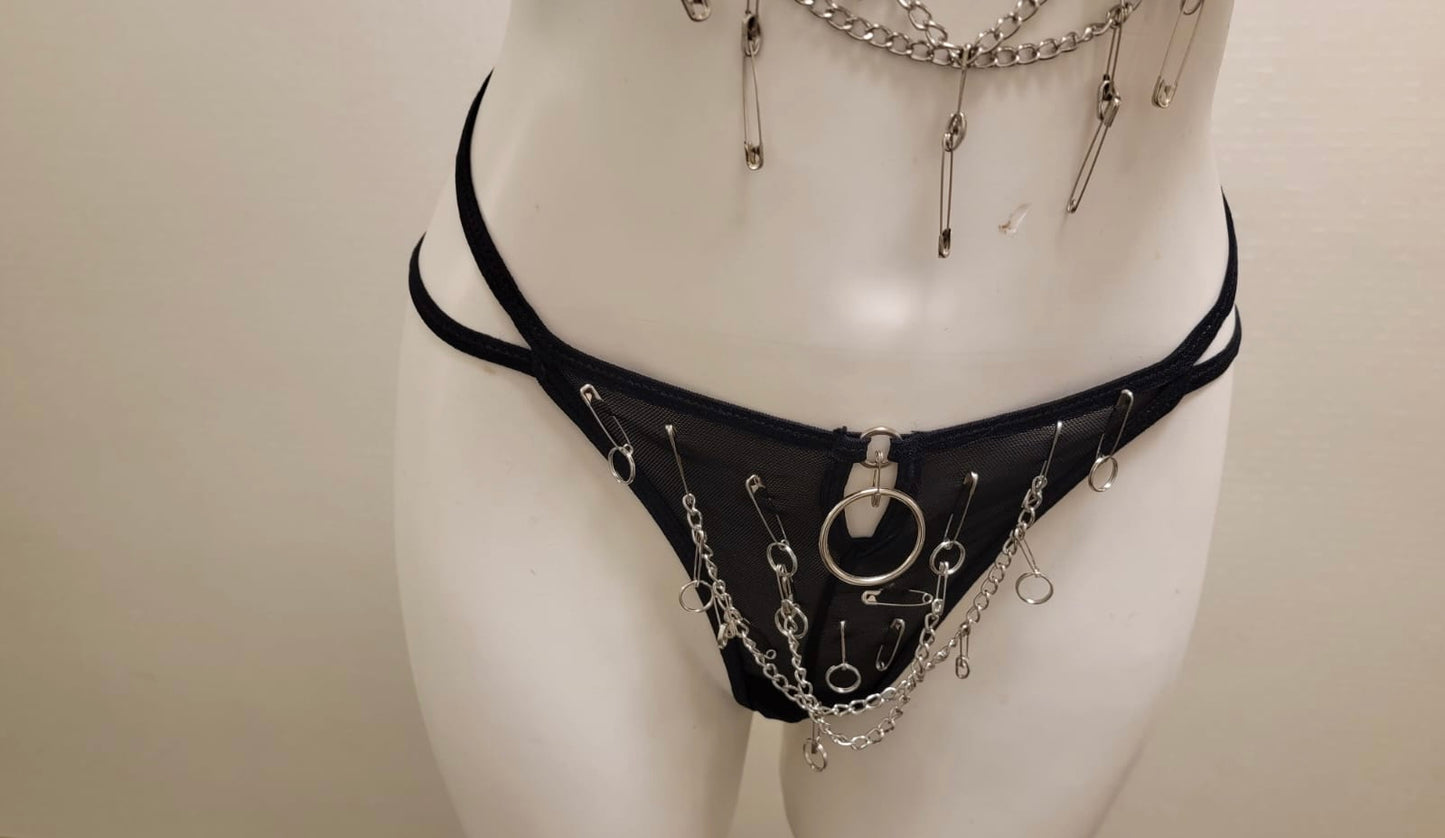 Safety pin lingerie